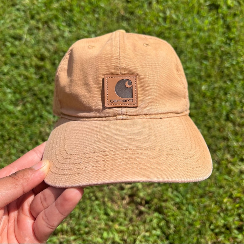 Carhartt Duck Canvas Tan Logo Hat